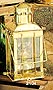 2104 Brass Cargo Lantern w/clear lens and oil light