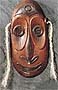 568 Polynesian Plastic Masks, 2 exotic wall decor styles 24"
